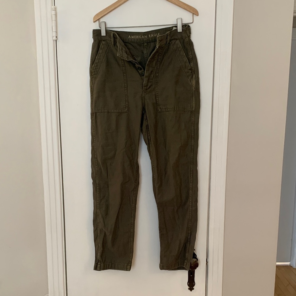 American Eagle Outfitters Green Cargo Pants